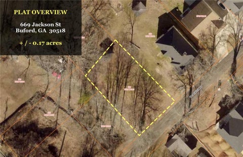 Vacant Land For Sale - 669 Jackson Street<br/> Buford, GA 30518