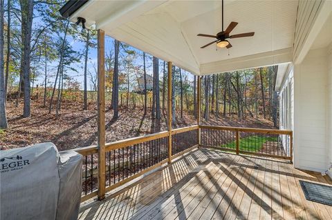 A home in Dawsonville