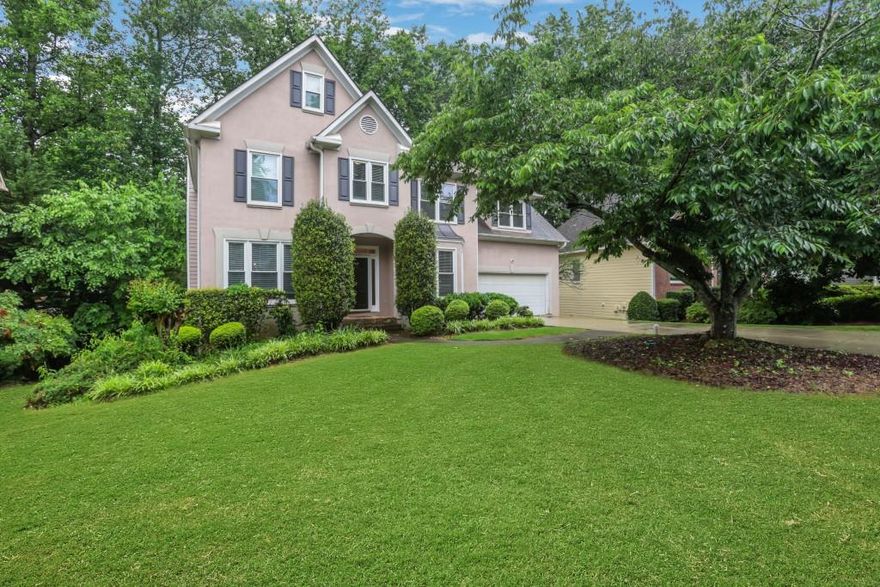 Charming 5-Bedroom Home in Highly-Rated Johns Creek/Alpharetta Community!!! Welcome to your next home, ideally located in one of the nation's top-rated communities. This beautifully updated three-level residence is nestled within a sought-after swim/tennis neighborhood and offers the perfect blend of comfort, style, and functionality. From the moment you step through the front door, you're greeted by a warm foyer with gleaming hardwood floors that flow throughout the main and upper levels. To your right, you'll find a spacious formal dining room perfect for entertaining while to the left, a formal living room leads into a cozy fireside great room. The adjacent renovated kitchen boasts granite countertops, a stainless-steel farmhouse sink, and a bright breakfast area. From here, step into a rustic enclosed porch that opens to the upper level of a two-story deck an ideal spot to enjoy your morning coffee while overlooking the tranquil wooded backyard. Upstairs, the expansive primary suite includes a sitting area, walk-in closet, and a fully updated en-suite bath with a soaking tub and separate shower. Three additional generously sized bedrooms share a full bath. This level also includes a convenient laundry room and a large bonus room perfect as a home office or an extra bedroom. The finished terrace-level basement offers incredible versatility with a recreation room featuring a wet bar, a full bathroom, and two additional rooms ideal for a gym, office, or guest suite. From here, walk out directly to the lower level of the two-story deck and enjoy the peaceful backyard. Located in a top-rated school district and just minutes from Avalon, North Point Mall, Downtown Alpharetta, Roswell, parks, shopping, dining, and GA-400. Multiple grocery options including Kroger and Publix are also nearby.