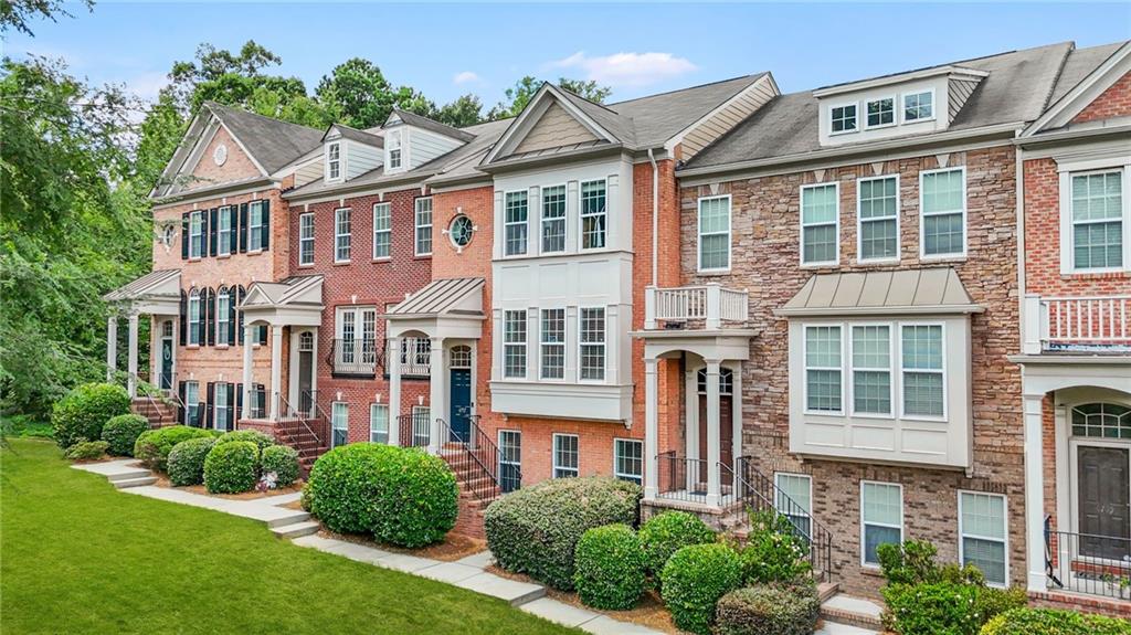 Step into effortless sophistication at 4757 Cheviot Way SE, an elegantly appointed townhome where curated upgrades, a desirable location, and a touch of luxury come together seamlessly. Tucked away in a peaceful, well-kept community just minutes from Downtown Smyrna and the vibrant energy of The Battery and Braves Stadium, this residence offers a lifestyle of comfort, connection, and style.
Inside, you'll find thoughtfully updated interiors designed to impress. From the refreshed half bathroom to the beautifully renovated guest bath, every space has been elevated with tasteful finishes and a designer's eye. Natural light floods the main living areas, enhancing the home's warm, welcoming ambiance. Upstairs, the guest bedroom offers a peaceful perch overlooking the trees, with glimpses of the Atlanta skyline that become even more prominent during the winter months, a quiet reminder of the city's proximity while you relax in your private haven.
Out back, the expanded deck with custom pergola invites year-round enjoyment, whether you're sipping your morning coffee, hosting friends, or simply enjoying a quiet evening outdoors.
Take a stroll just down the street to access the Silver Comet Trail, or explore nearby shops, restaurants, and weekend events. With walkability, luxury touches, and access to all that Smyrna has to offer, this home truly strikes the perfect balance between retreat and convenience.