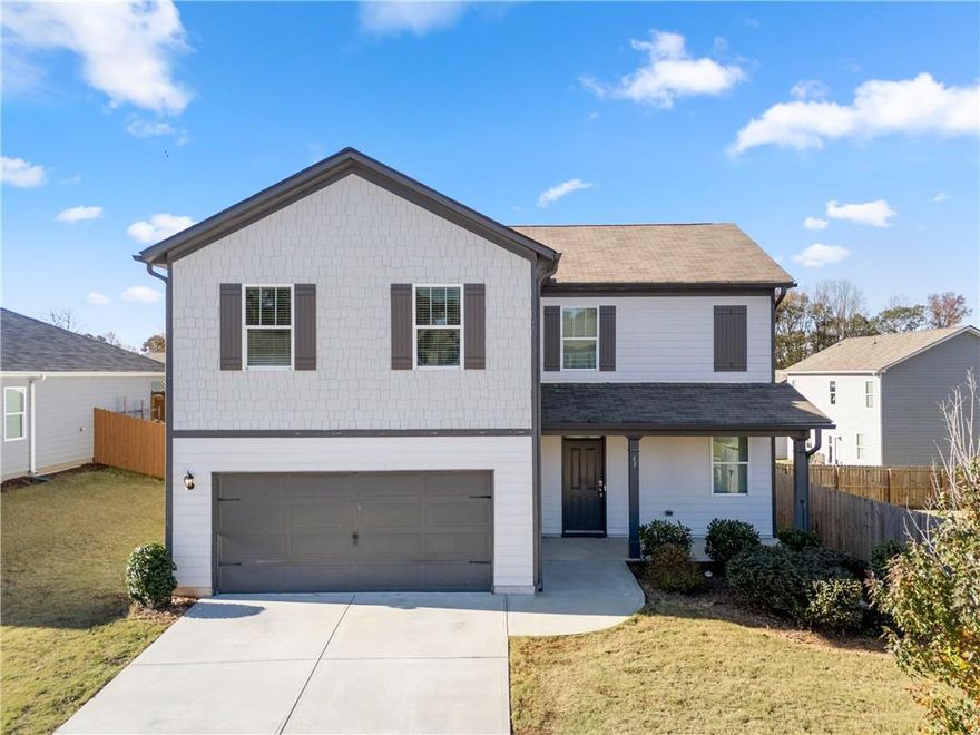 Welcome Home! Built in 2020, this move-in ready property is located in a highly desired community and features the sought-after DR Horton 4-bedroom, 2.5-bath floor plan—the larger model offering abundant natural light, comfort, and space. Enjoy fresh interior paint, LVP flooring on the main level, and an inviting kitchen with granite countertops, a large island, stainless-steel appliances, and white cabinetry. The home also includes a 2-car garage and Smart Home Technology for modern convenience. Community amenities feature a swimming pool and playground, creating a wonderful lifestyle for families and residents alike. Ideally situated just minutes from Highway 85, La Vaquita Flea Market, and downtown Pendergrass, with easy access to SK Battery in Commerce and all the charming restaurants of downtown Braselton and Hoschton. Located in an eligible USDA loan area, this home is investor-friendly and offers strong growth potential—perfect for first-time buyers or savvy investors.  Priced to sell—don’t miss out!