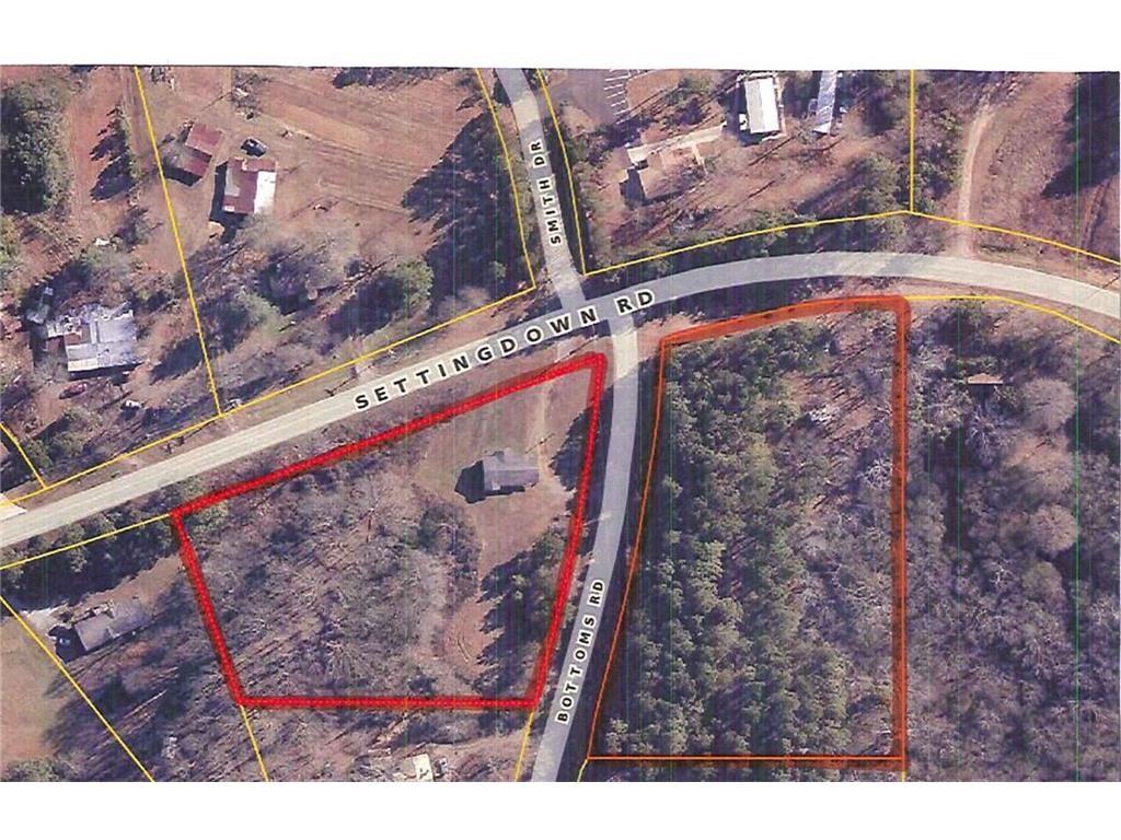 4.64 acres of land in excellent location!  Close to shopping and 400. Two tracts are 2.48 and 2.16 acres. Seller prefers to sell lots together. Home on property is vacant and has not been occupied in over a year.