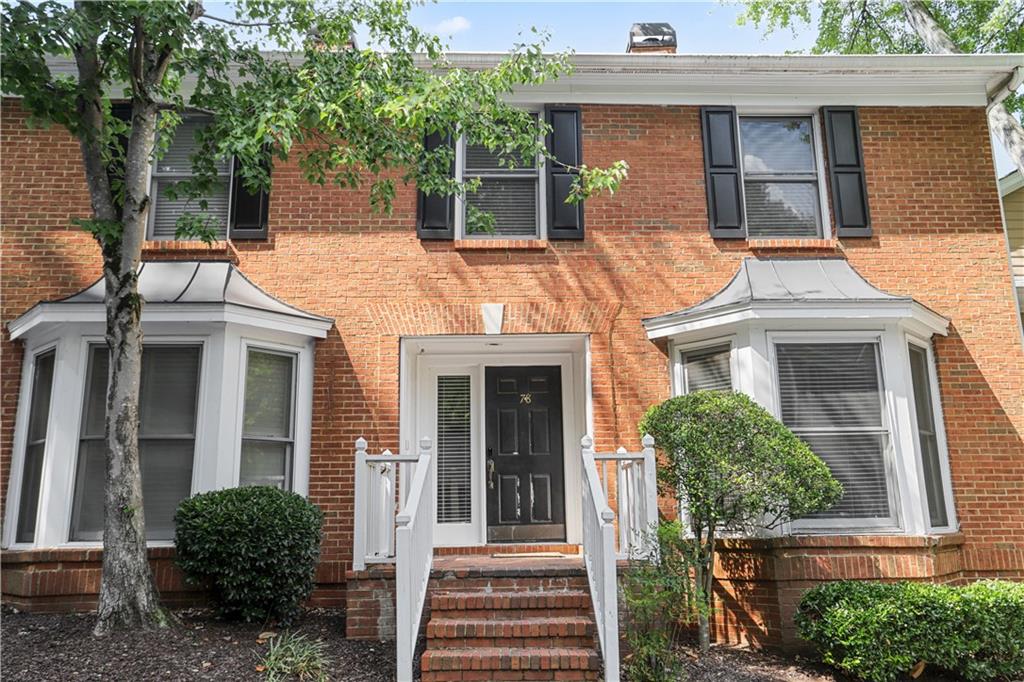 Charming townhome in a gated swim and tennis community in the heart of Sandy Springs! This freshly painted unit with brand-new carpet features original hardwood floors on the main, a cozy wood-burning fireplace and beautiful bay windows that fill the space with natural sunlight. The updated kitchen offers granite countertops, stainless steel appliances and flows seamlessly into the bonus sunroom. Step outside to the back deck that is quiet and perfect for a small furniture set and entertaining. Upstairs boasts 3 spacious bedrooms and 2 full baths, along with a half bath on the main to include laundry. With its prime location, you’ll be just moments from shopping, restaurants and public transportation. Very clean and cozy, full of charm, character and truly move-in ready!