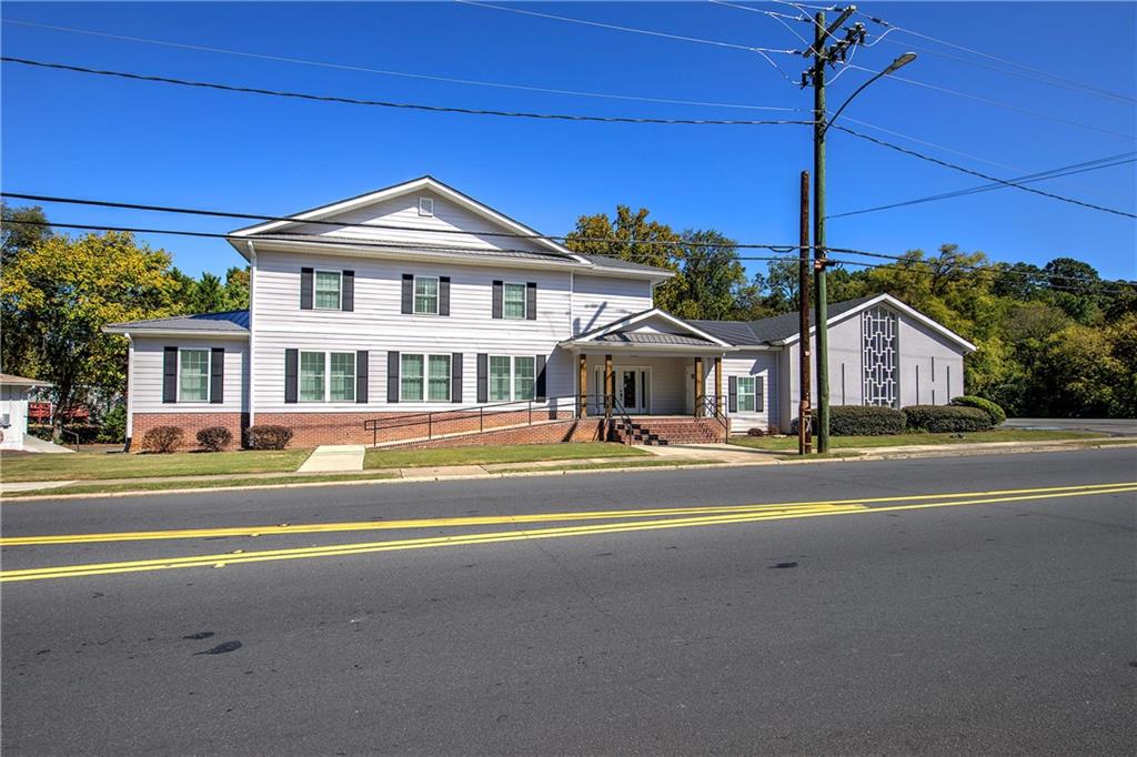 Front View on Elm St.