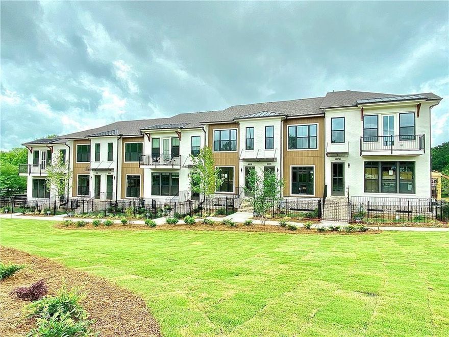 Immaculate home in ALPHARETTA!!! Walk to North Point Mall, Chipotle', Starbucks, Taco Bell, Buffalo Wild Wings, Lazy Dog & so much more!! Located seconds from Exit 9 400. 4-5 mins drive to Avalon & Alpharetta Downtown in the heart of Alpharetta!!! 3 bedrooms are good sized! 3 & a half bath. Bedroom & full bath on basement level, perfect for a room mate or home office!!! Deck of master & main level. Open floor plan perfect to enjoy a tv show while cooking or entertaining. A small green fenced in yard to set up your rocking chairs or for your furry baby!! Pictures are of new unit! Refrigerator, washer/dryer included.
