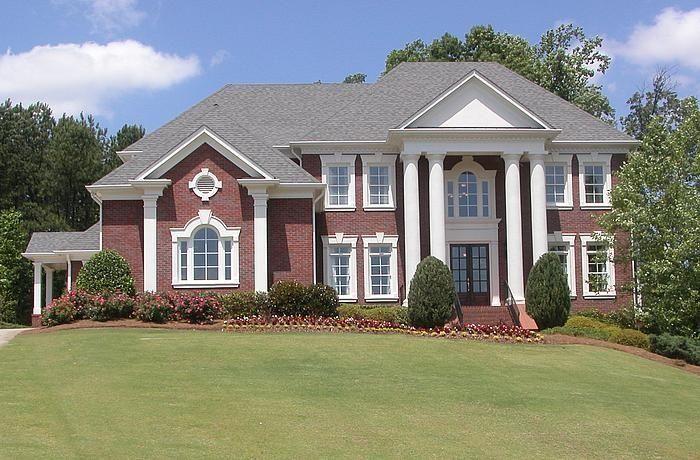 Wonderful four sides brick estate home on almost one acre lot in prestigious Sugarloaf Country Club, a guard gated community. Inviting open floor plan. Gourmet kitchen with creamy white cabinets and granite. Great room with coffered ceiling and fireplace flows to sunroom making for a delightfully open floor plan. All main floor areas freshly painted in modern color palette! Luxurious master suite upstairs with fireplace. Large secondary bedrooms with ensuite bathrooms and walk-in closets. Awesome terrace with gleaming hardwoods, entertaining bar with brick wall, billiards rm, media room, full bedroom/bathroom, bonus room and more. Fabulous, lush, large backyard. House has been freshly painted. $6000 for 24+ month lease. $6500 for shorter lease.