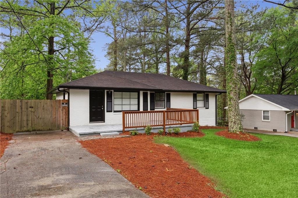 RENOVATED 3 BEDROOM, 1 1/2 BATHS, ONE LEVEL RANCH HOME IN THE CITY OF DECATUR. ALL NEW INTERIOR AND EXTERIOR PAINT. NEW STAINLESS STEEL APPLIANCES. NEW REFINISHED HARDWOOD FLOORS. NEW LIGHT FIXTURES, LED lighting, CEILING FANS, NEW DOOR HARDWARE, NEW TOILETS, NEW BLINDS. THE HOME HAS FENCE IN BACKYARD AND SPACIOUS PATIO PERFECT FOR FAMILY AND FRIRENDS. OWNER FINANCING AVAILABLE OR CONVENTIONAL LOAN WITH PRE-APPROVED LETTER . CLOSING ATTORNEY WEISSMAN PC.