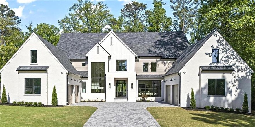 Exceptional New Construction home  in the heart of Chastain Park!
This thoughtfully designed residence boasts 6 spacious bedrooms, 7 full baths, and 2 half baths, blending timeless architecture with modern convenience.
Step inside the grand two-story foyer with amazing light, fluted panel wall and gorgeous white oak flooring. The main level features a luxurious primary suite complete with his and her custom walk-in closets, dual vanities, his and her toilets, and a spa-inspired shower retreat.
A gourmet kitchen is equipped with high-end appliances, an oversized scullery, and an open layout perfect for entertaining. Upstairs, find generously sized secondary bedrooms, each with its own bath and walk-in closet, as well as a large playroom for family enjoyment.
The finished terrace level includes a full bedroom and bath, a recreation room, and a kitchenette, ideal for hosting guests or multi-generational living. An elevator services all levels for added ease and accessibility.
Outside, enjoy a private backyard oasis featuring a walk-out infinity edge pool, a pool house cabana with outdoor grill and bathroom, and plenty of green space. Rare 4-car garage provides ample storage and parking.
This home truly has it all—style, sophistication, and location. Don’t miss the opportunity to live in one of Atlanta’s most desirable neighborhoods!
