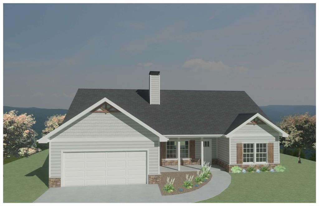 STOCK PHOTOS - HOME TO BE BUILT ; LOT 2 - Welcome to the Walker Plan by A&R Homes! This beautiful 3 bedroom, 2 bath ranch-style home offers 2006 sq. ft. of open-concept living space in a quiet, highly sought-after community. Designed for modern living, this home features a spacious family room, chef-inspired kitchen with granite countertops, stainless steel appliances, and large island, plus a dining area perfect for gatherings. The luxurious owner's suite includes a walk-in closet, dual vanity, and tiled shower. Two additional bedrooms provide versatile space for a home office, guest room, or playroom. Enjoy the outdoors with a covered patio and private backyard, ideal for relaxing or entertaining. With thoughtful design and a convenient location, the Walker Plan offers the perfect blend of comfort, style, and functionality! *The garage for LOT 2 will be FRONT facing ; stock photos show side facing*