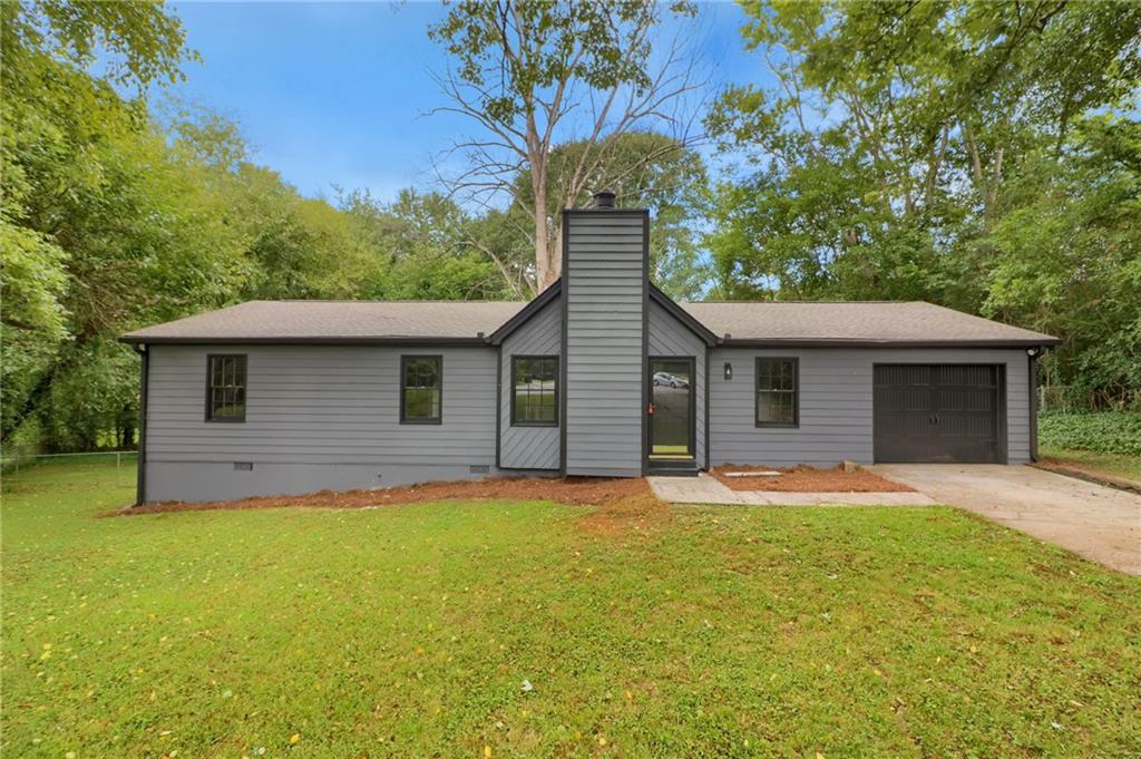 WELCOME TO THIS STYLISH, MODERN AND GORGEOUS HOME-SHOWS LIKE A MODEL. SITUATED ON A PEACEFUL CUL-DE-SAC ON A SPACIOUS ONE ACRE LOT. THIS 3 BEDROOMS 2 BATH RANCH HAS BEEN THOUGHTFULLY RENOVATED AND NO DETAIL HAS BEEN OVERLOOKED. NEW/RECENT UPDATES: NEW ROOF, NEW AC UNIT, NEW WATER HEATER, NEW DECK, NEW ELECTRIC FIRE PLACE, NEW GARAGE DOOR AND OPENER, NEW PAINT INTERIOR AND EXTERIOR, NEW FLOORS, NEW LIGHT FIXTURES, NEW GRANITE COUNTER TOPS, NEW BACKSPLASH, NEW SS APPLIANCES, NEW BATHROOM VANITIES. TOO MANY TO LIST. CONVENIENT TO MAJOR HWYS, SCHOOLS, RESTAURANTS AND SHOPPING. NO HOA. THIS MOVE IN READY GEM WON'T LAST. THE HOUSE IS PRICED TO SELL. SCHEDULE YOUR SHOWING TODAY!! Will not go for FHA due to 90-Day Flip Rule.