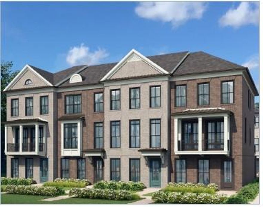 Summer of Savings at Byers Park- Alpharetta's newest townhome community by The Providence Group in Alpharetta!!!    **END UNIT** Don't miss out on the Opening  Incentives of $15,000 towards Design options for contracts written in May.  These units are under construction with closings by Oct/Nov 2025. 
The Childress offers an open concept plan where architectural design meets timeless sophistication featuring 10-foot ceilings and hard surface flooring on the main level, stairs and hallways, 9 foot ceilings on the terrace and 3rd levels.  Elevated all brick exteriors with charming brownstone and terrace styles front entrances, creating an exquisite and welcoming feel. The spacious and stunning kitchen layout showcases GE stainless steel appliances with slide-in gas ranges with stainless steel vent hoods, 42" stacked cabinets with upgraded backsplash options, and oversized kitchen islands with upgraded Quartz tops.  The spacious dining room/ family room space is ready for you to add a bar area complete with cabinets, floating shelves and beverage refrigerator for a perfect entertaining space. The family room features a sleek linear fireplace with mantel space to add floating shelves, a cabinet and be able to add your own design selected finish surround with matching mantle Walk down to the terrace-level suite where you find a serene bedroom retreat with full bathroom with an elegantly upgraded walk-in shower, perfect for guests or multi-generational living. The upper-level owner's suite exudes tranquility, with an expansive sitting area that leads to your own private outdoor deck. Enjoy your spa-inspired bath featuring a freestanding soaking tub, with a walk-in shower, and refined finishing hardware touches and framed mirrors.  The secondary bedroom on the third floor include an ensuite full bathroom and upgraded countertops.

Byers Park is an exclusive group of just 24 townhomes located just off Old Milton Parkway, close to Avalon and Downtown Alpharetta. At TPG, we value the safety of our customers, team members, and vendor teams. Our communities are active construction zones and may not be safe to visit at certain stages of construction. Therefore, we ask all agents visiting the community with their clients to come to the office before visiting any listed homesites. Please note that during your visit, you will be escorted by a TPG employee and may be required to wear flat, closed-toe shoes and a hard hat. The possibilities are endless in Byers Park ~ by The Providence Group.  [The Childress]