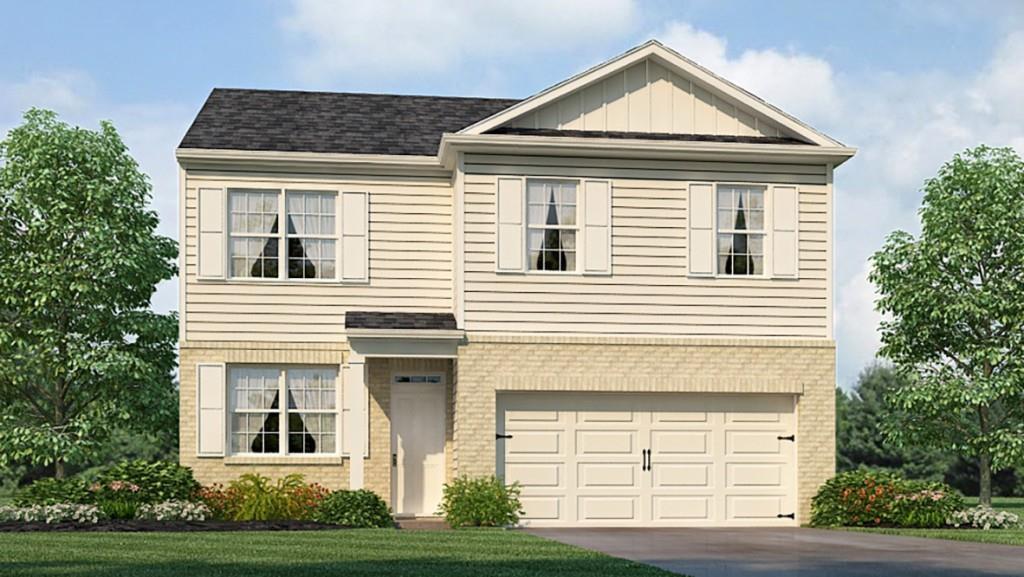 Welcome to the desirable Oakleigh Glen community in Dallas, GA that is home to 510 Oak View Lane. This Belhaven floorplan is well designed with 4 bedrooms and 2.5 bathrooms in the 1,991 square feet. From the quaint front porch, the front foyer opens directly to a flex room that can be used as an office space or dining room to gather with family and friends. As you make your way through the front hallway, you will pass a powder room directly across from the staircase. Relax and unwind in the large, open concept great room. The great room flows easily into the beautiful kitchen that boasts granite countertops, stainless-steel appliances and finely crafted white cabinets. Up the stairs you'll run directly into the laundry room. To the right is the spacious primary suite bedroom. Homeowners can enjoy the luxury bathroom with dual vanity and a large walk-in closet. 3 additional bedrooms and a dual vanity bathroom make up the rest of the second floor. Reach out to us at Oakleigh Glen today to get your tour of 510 Oak View Lane!