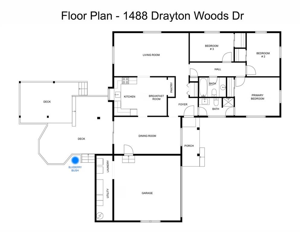 1488 Drayton Woods Drive, Tucker, Georgia image 7