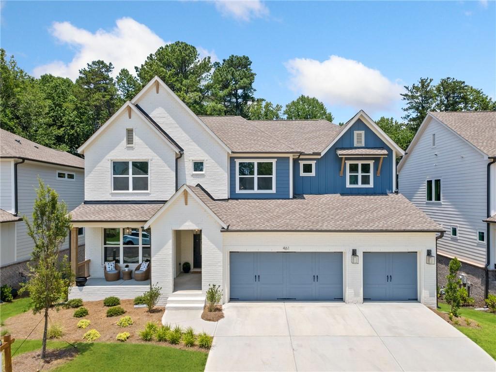Welcome to 461 Maypop Lane—a brand new, never-lived-in luxury home available for lease in the desirable Havencroft community of Woodstock, GA. This stunning 5-bedroom, 4-bath residence offers over 5,300 square feet of thoughtfully designed living space, filled with natural light, soaring ceilings, and upscale finishes throughout.
The open-concept main level features wide-plank hardwood flooring, a gourmet kitchen with a waterfall island, Whirlpool stainless steel appliances, a walk-through pantry, and a secondary prep space—perfect for both entertaining and everyday living. Tri-fold glass doors open to a covered back deck overlooking a private wooded lot.
Upstairs, the spacious primary suite includes a spa-style bath with dual vanities, a frameless glass shower, and a large walk-in closet. Additional bedrooms, a versatile loft, and a laundry room complete the upper level. The fully finished terrace level includes a guest bedroom, full bath, and generous bonus space ideal for a media room, home gym, or in-law suite.
Located just minutes from Downtown Woodstock, top-rated schools, shopping, parks, and trails—this home offers luxury, convenience, and comfort in one exceptional package.
No pets preferred. Minimum 12-month lease. Tenant is responsible for all utilities, lawn care, and trash.
Application and credit/background check required.