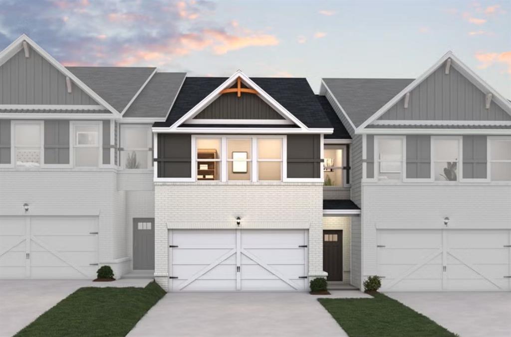 Welcome to the Morgan, a thoughtfully designed townhome that combines comfort and style. This home features a two-car garage and an open-concept layout where the living room flows seamlessly into the kitchen, creating the perfect space for entertaining or relaxing. A convenient half bath and a large patio complete the main floor. Upstairs, the laundry room is ideally located near all bedrooms for ease. Three secondary bedrooms share a full bathroom on one side, while the spacious primary suite offers a private retreat with a luxurious bathroom featuring a stand-alone tub, LED mirrors, and a large walk-in closet for ultimate convenience and comfort.