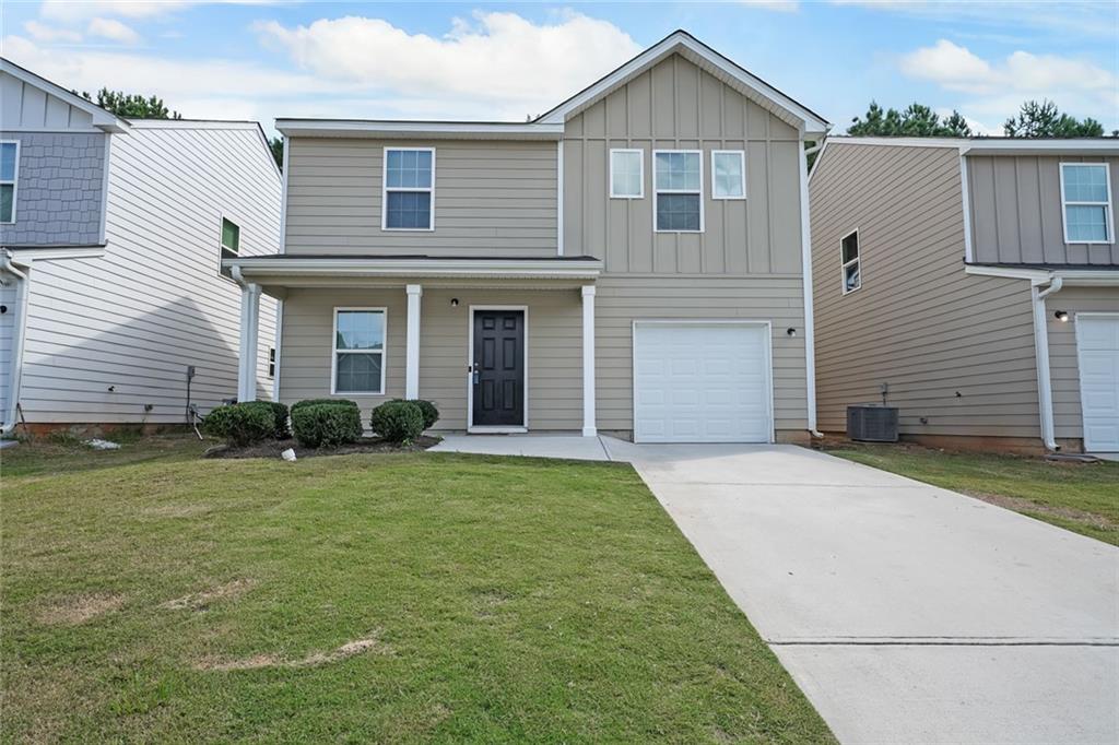 Welcome to this beautifully maintained 4-bedroom, 2.5-bath home built just two years ago. The main level features luxury vinyl flooring throughout, a spacious living room, and a formal dining room that can also serve as a versatile flex space. The kitchen is designed for both style and function with granite countertops, stainless steel appliances, a dine-in area, and a walk-in pantry. Upstairs, you’ll find generous bedrooms with plenty of natural light. The exterior offers low-maintenance cement siding and a level backyard, perfect for outdoor enjoyment. With special financing available for qualified buyers at just 1% down, this home combines comfort, convenience, and affordability in one exceptional package.