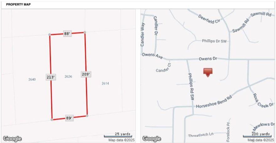 Prime .42-Acre Wooded Lot in Marietta – No HOA
Discover a rare opportunity to build your dream home on this .42-acre wooded lot nestled in a well-established Marietta neighborhood. With no HOA restrictions, you have the freedom to design and construct your ideal residence without limitations. The adjacent lot is also available for purchase, offering potential for expansion or additional development.