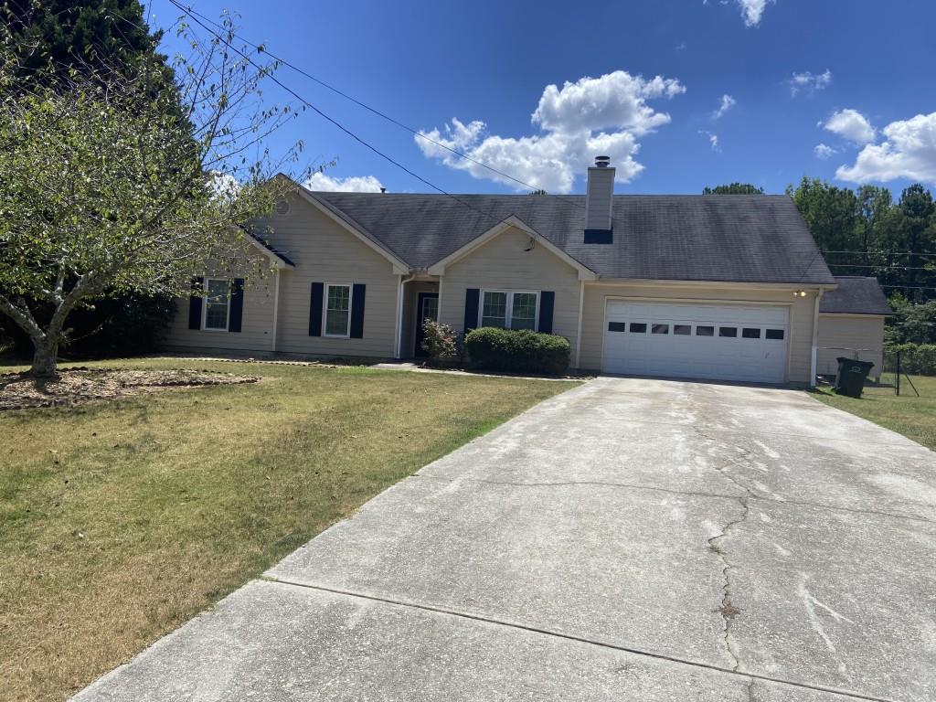 Fantastic Opportunity - Ranch Home on Nearly 1 Acre in Cul-de-Sac! Don't miss this great opportunity to own a charming ranch-style home situated on a spacious, level lot just under one acre at the end of a quiet cul-de-sac. With a little TLC, this home has amazing potential! Features include vaulted ceilings and abundant natural light, new HardiePlank siding, new windows, and a recent HVAC system for peace of mind. The property also includes a 20x25 outbuilding fully permitted by the county with electricity and drywall already in place. Perfect for use as a guest house, workshop, art studio, or she shed! This home mostly needs cosmetic updates, making it an excellent opportunity for homeowners or investors to add value. Great buy in a desirable location schedule your showing today!