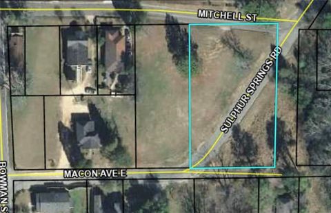 Vacant Land For Sale - 1155 Mitchell Street<br/> Bibb County, Macon, GA 31217