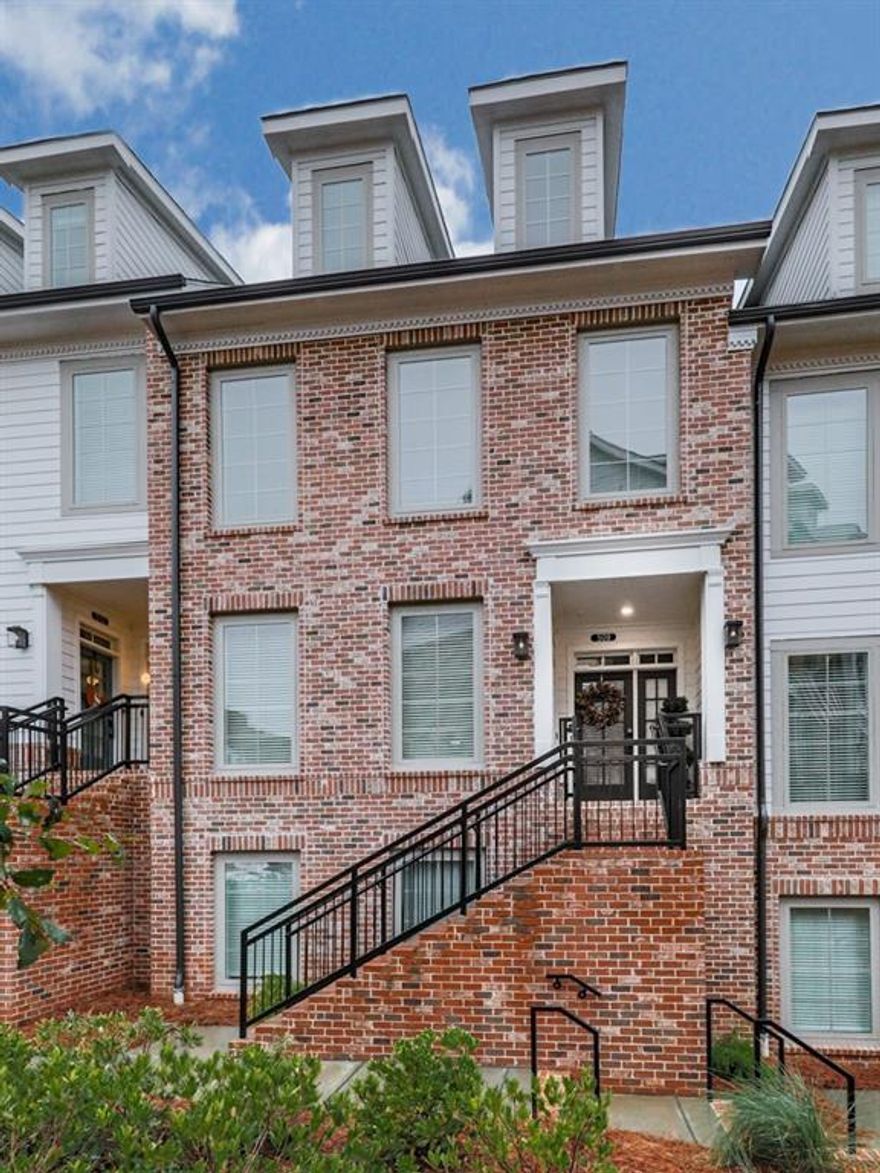 Modern Luxury Townhome in Prime Alpharetta Location Discover the perfect blend of style, convenience, and low-maintenance living in this stunning 3-bedroom, 2.5-bathroom condo nestled in one of Alpharetta’s most sought-after mixed-use communities. Built in 2022, this home feels brand new and offers a prime location just steps from The Maxwell Retail, the Alpha Loop, and less than a mile from downtown Alpharetta. Step inside to an inviting open-concept floor plan, where natural light pours in through expansive windows, highlighting the luxury flooring throughout. The gourmet kitchen is a chef’s dream, featuring sleek quartz countertops, a spacious island, premium Whirlpool appliances, and ample storage—ideal for entertaining or casual weeknight meals.
The primary suite is a private retreat with a generous walk-in closet and en-suite bath, while the secondary bedrooms, located on the upper level, offers flexibility for guests, the loft is the home office, or media room. Enjoy your covered porch, the perfect spot to sip your morning coffee or unwind in the evening with scenic views of The Maxwell Retail, home to Fairway Social, Lily’s Sushi, Rena’s, and more. This vibrant community offers resort-style amenities, including a pool, clubhouse, fire pit, and bocce ball court. With a one-car attached garage and additional driveway parking, convenience is key.
Don’t miss this incredible opportunity to experience Alpharetta’s dynamic lifestyle in a move-in-ready townhome that has it all!