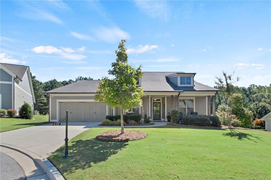 Welcome to this charming 4-bedroom, 3.5-bathroom home in the desirable Larkspur community of Alpharetta, featuring an open floor plan with hardwood floors, high ceilings, and large windows that fill the space with natural light. The gourmet kitchen boasts granite countertops, stainless steel appliances, a large island, and ample cabinet space, flowing into a cozy family room with a fireplace, perfect for entertaining. The main floor offers a luxurious primary suite with a spa-like bathroom, along with two additional bedrooms and a full bath. Upstairs, you'll find a versatile fourth bedroom currently used as a gym, complete with its own bathroom. Outside, enjoy the covered patio and spacious backyard, ideal for relaxing or hosting. Complete with a two-car garage and plenty of storage, this home is just minutes from top-rated schools, shopping, dining, and GA-400 for easy access to everything Alpharetta has to offer. Furniture negotiable on separate bill of sale.