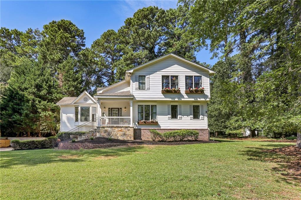 Welcome home to this beautiful 4-bedroom, 2.5-bath home in the highly sought-after Haynes Landing neighborhood. The curb appeal will draw you in from the moment you drive up! Set on a large, level lot with a flat driveway, this home offers a sun soaked oversized dining room with a floor to ceiling bay window, multiple living room spaces, and a dedicated office - giving you room to live, work, and play in comfort.
Haynes Landing is known for its vibrant amenities including active swim and tennis teams, a playground, and welcoming clubhouse. The community’s manicured entrances and lush landscaping create an inviting, picture-perfect setting you’ll be proud to call home.
Love the outdoors? You’re just a short stroll to Newtown Park, where weekend farmers markets, outdoor concerts, and a popular dog park create endless opportunities to unwind. Everyday errands are a breeze with Publix, Fresh Market, and Kroger only minutes away, plus you’ll have quick access to North Point Mall, Avalon, and major highways for easy commuting.
Add in Top-Rated Schools, thoughtful updates throughout, and a warm, active neighborhood spirit - this home is truly a Must-See!!