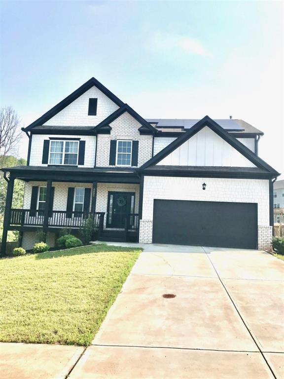 Quick Close available on this almost new Craftsman style executive home. Interior finishes by professional interior designer. Large foyer opens to two story family room with custom fireplace. Chefs kitchen overlooks Family room and has views to large exterior deck and private fenced rear yard. Kitchen features eat-in area, solid surface counter-tops, full stainless steel appliance package. Main level features office / guest room and full bath. Primary bedroom on second level boasts large walk-in closet, bath with separate tub / shower. Two additional spacious bedrooms and full bath complete this popular floorplan..... Wait theres more ! Owners have extended the exterior deck to 37x12 ft. Deck overlooks large , fenced rear yard. A 19x16 sport court gives you many options for a fun filled afternoon. A complete upgraded security is included.