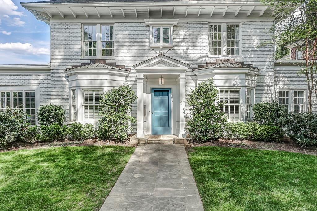 The rare, 5 bedroom, renovated, exceptionally large home in Brookwood Hills. Walk to 15 restaurants, grocery, Beltline, parks, playgrounds. Nestled in South Buckhead's coveted Brookwood Hills neighborhood with private swim, tennis, and playground. The exclusive neighborhood is adorned with gorgeous trees & sidewalks. Exquisitely appointed with a combination of traditional and contemporary. 6 common living areas (living room, dining room, ante room, family room, sunroom, bonus room, plus 3 home offices, and huge primary suite. Modern and sleek kitchen with Sub Zero refrigerator and induction cooktop. Open floor plan, recently refinished hardwoods throughout, private, deep fenced yard (275 feet!) with so much potential and large 2-car garage with immense storage capacity attached. Terrace level has separate entrance from driveway and garage, and walks out to patio. Suited for au pair or man cave! Feel secure with motorized driveway gate and robust alarm system. Grand rooms, high ceilings, designer fixtures and lights - make this house the perfect juxtaposition of historic and modern, enjoying the aesthetic of today and needs of an affluent family. Carrie Bradshaw would be jealous of the primary closets! The sense of community with Brookwood Hills is unparalleled with regular community activities including swim team, food trucks nights, movie nights, ALTA teams, pickle ball socials, young entrepreneur day, young film maker contest, morning boot camp, men's morning work out club, men's supper club, couple's supper clubs, garden club, and more. There is something for everyone here. And check the Atlanta beltline website for more information on the approved connection between the Northeast trail linking Brookwood Hills to Ansley Park and Ponce City Market. Seller will consider selling furnishings. See photo of newly proposed landscape redesign. Talk to broker about quotes.