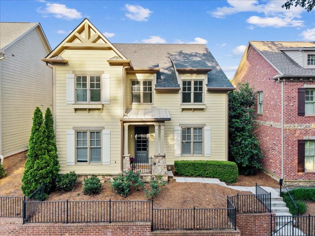 RE-LISTed!!!!!!!!!!!!!!!!!!!!!NEW LOOK, SAME GREAT LOCATION! This beauty just got a GLOW-UP! Fresh Paint, Crisp Landscaping and updated curb appeal! Young Roof (5 years)!!! Young A/C's!!!! Newly Refinished Hardwoods! New Carpet!!! It's move it ready for Square Living!!! Located .3 miles to the fountain on the Square!!! Such a Rare opportunity in Manor Park located near Marietta Square in Westside Elementary School District & close to I-75! Upon entering the covered stone porch of this Vibrant 2-story 4-bedroom 2.5 Bath home you can see the beautiful details & amazing open floor plan! Standing in the naturally lit foyer you’ll see on the left the formal living room or perfect home office with French doors for privacy and to the right the Large Dining Room with Wainscotting and upgraded trim package. When walking through the dining room don’t miss the butler’s pantry that leads to the entertainer’s dream kitchen with custom cabinets, large custom island, stainless appliances, subway tile backsplash, breakfast area & granite countertops which open right into the large family room with cozy fireplace. Additional highlights on the main level include the newly refinished hardwood floors, guest bath & pantry. Heading to the second level you’ll see the beautiful wrought iron banisters and the newly refinished hardwood stairwell! Once upstairs you’ll find the relaxing oversized owners suite with tray ceiling and upgraded decorative lighting that opens through French doors to the spa-like master bath with double vanities, jetted tub, large walk-in shower, & his & her custom closets. You’ll also find 3 good-sized secondary bedrooms, large secondary bath with oversized double vanity & Laundry Room with built-in cabinets. Additional upper-level features include the new carpet. Head back down to the main level & check out the inviting covered stone back porch area overlooking the backyard. Also, don’t forget to peek in to see the oversized garage with epoxied floor & accommodates larger vehicles! Other special features include Dehumidifier, Double Oven, & garage cabinet storage. The neighborhood also features a firepit & a common area for neighborhood gatherings! Plus, the HOA also maintains the lawn! TRULY EASY LIVING AT ITS BEST!!!!