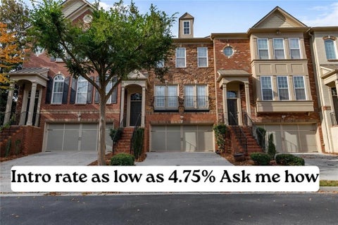 Townhouse For Sale - 2872 Overlook Way<br/> Atlanta, GA 30324