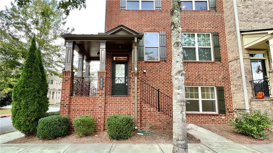 Stunning three-level brick end-unit townhome with extra windows and abundant natural light! This spacious home features a two-car garage, four bedrooms, and three full baths, including a guest suite on the first floor and three bedrooms upstairs. The gourmet kitchen boasts stainless steel appliances with a double oven, 36” chef’s cooktop, designer hood, granite countertops, stained cabinetry, and a stylish backsplash. Enjoy upgraded hardwood floors, ample storage, an alarm system, and a Nexia smart home system with smart lock for added convenience. Situated on one of the best lots in the community with beautiful views on all sides. Located in top-rated Alpharetta schools and just minutes from GA-400, Deerfield Parkway, Avalon, Downtown Alpharetta, Halcyon, and more!