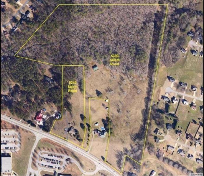 33.19 beautiful, rolling Acres of Land with frontage on Salem Rd zoned R2. Land has a large 36x48 Five horse / stall barn with fixer upper room and 1 BA. Less than 2 Miles (under 5 min) from Brown Bridge Publix, Walmart, Walgreens, Urgent Care. Road frontage for site development and potential multiple home sites based on buyer due diligence of zoning requirements. Land showings require appointment with the listing agent to view the property in person. Aerial video available.