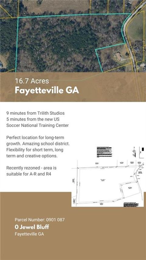 Vacant Land For Sale - Jewel<br/> Fayetteville, GA 30214