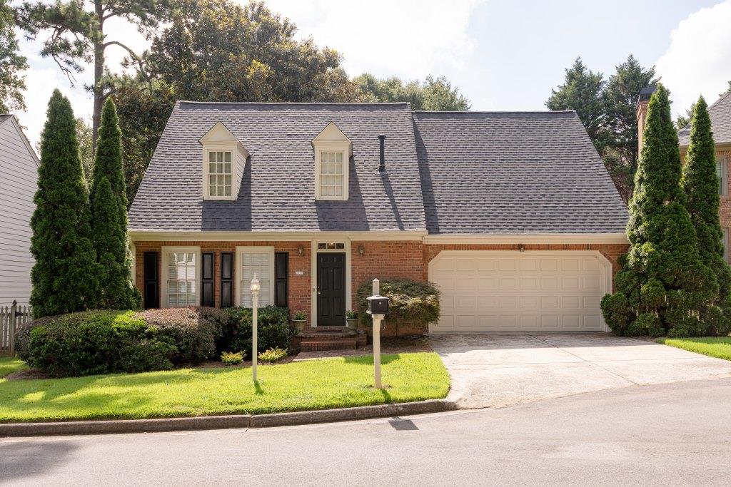 Great floor plan with primary bedroom/bath on the main level! Vaulted and enormous with huge window, bath with sep jetted tub/shower, dual vanity, water closet alcove. 2-story den with gas fireplace open to kitchen. With maple cabinets, SS appliances and tiled counters-you'll love to entertain. Laundry and powder room on main as well as formal living room and dining room with bay window! Come outside to a deck shaded by mature trees and overlooking level, grassy, fenced yard. Upstairs there's a great landing large enough for an office, hangout room, playroom etc. There are 2 spacious guest bedrooms up--one vaulted and the other with dormer windows---so charming! The bath between the guest rooms features a double vanity and tub/shower combo. There is a 2-car garage to keep your cars out of the weather and convenient to enter right in the kitchen! Call night before (before 7:00pm) to show!