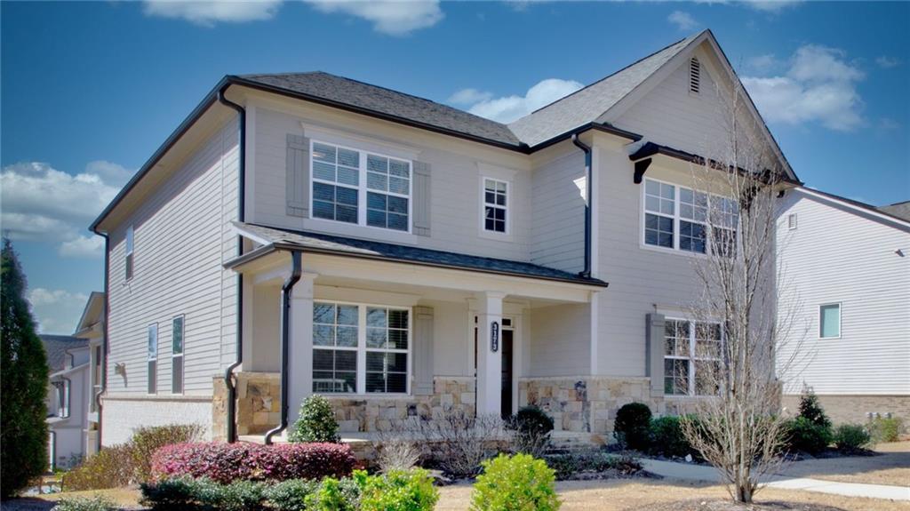 Avondale’s historic village in walking distance, family friendly Green Space, with dining, shopping and craft breweries. PATH to Stone Mountain Park (approx. a 15-mile round trip) or the Beltline.
4-year-old previous Model house of the subdivision, for an almost new house with upgrades galore. A must see to truly appreciation the quality & excellence of this house. This home has all of the unique upgrades for this subdivision, including 7-inch plank hardwood floors, quartz counters, beveled tile backsplash, covered back porch & his & her walk-in closets, fenced area, blinds throughout the house. It is the Jupiter plan, 4035 sq ft plan, it features 5 bedrooms and 4 bathrooms, a finished terrace level (perfect for a mother-in-law suite) and a 3-car garage...a 3-car garage is hard to find in Avondale Estates. Upon entry, a study and guest bedroom lead into a dining room with wainscoting, an open plan kitchen, breakfast room, and family room featuring an elegant, coffered ceiling. The HOA fee includes paying for your Landscaping maintenance. Builder's HBW (Builder's Home Warranty) is in place for this house. This home is move-in ready!