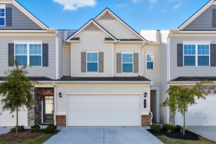 Experience modern living in Jasper with The Maddox Layout, a beautifully designed two-story, open-concept townhome featuring three spacious bedrooms and two and a half luxurious bathrooms. Enjoy upgraded luxury vinyl tile flooring in the kitchen, elegant cabinets, and granite countertops, perfect for both daily living and entertaining. The owner’s suite offers a generous retreat with a large en-suite bath, while the secondary bedrooms provide ample space and comfort. Natural and upgraded lighting fills every room, highlighting serene views of a large open field right outside your windows. Perfectly situated near a wealth of shopping and dining—including Publix, Chick-Fil-A, Chicken Salad Chix, and Chipotle—you’ll also enjoy quick access to Ellijay, Blue Ridge, Canton, Marietta, and Atlanta. This residence blends style, convenience, and comfort, making it the ideal place to call home.