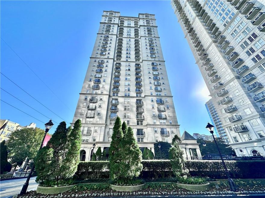 Located just steps from Piedmont Park and Colony Square, this updated one-bedroom condo at Mayfair Tower offers exceptional access to Midtown’s most popular dining, cultural, and entertainment destinations. Enjoy close proximity to the Woodruff Arts Center, the High Museum, cafés, restaurants, shops, and convenient public transit options. Inside, the home features a refreshed kitchen with new quartz countertops, updated faucets and hardware, a new sink, and refreshed cabinetry. The kitchen opens to the living and dining area, which includes a charming built-in bookcase and a comfortable layout ideal for everyday living. The spacious bedroom suite offers a double vanity and dressing area, a generous walk-in closet, and a separate laundry closet with a full-size side-by-side washer and dryer. The bathroom has also been updated with new granite countertops and contemporary fixtures for a clean, modern feel. Additional conveniences include an assigned parking space in the secure garage and access to Mayfair Tower’s 24-hour concierge, controlled building entry, fitness center, meeting rooms, and resident library. Community amenity enhancements, including a redesigned pool and outdoor spaces, are underway. Available for immediate occupancy.