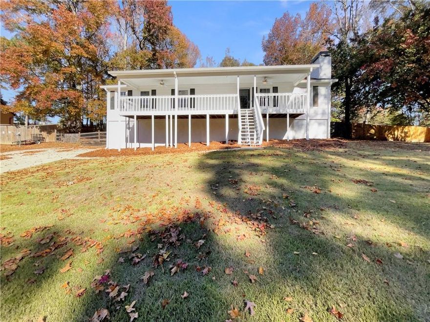 Welcome to this beautifully maintained property that boasts a neutral color paint scheme and a cozy fireplace. The kitchen is equipped with all stainless steel appliances, adding a modern touch. The primary bedroom features double closets and a walk-in closet, providing ample storage space. The primary bathroom is designed with double sinks for convenience. The property also includes a deck for outdoor relaxation and a fenced-in backyard for privacy. The interior has been freshly painted, enhancing the overall appeal. This property is a must-see for anyone seeking a comfortable and stylish home.. Included 100-Day Home Warranty with buyer activation