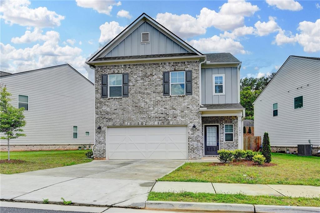 Welcome home to this beautifully built 3 bedroom, 2.5 bathroom home with a spacious loft by EMC Homes GA. Located in the highly sought-after Mill Creek school district, this home offers an open layout with 7.5” laminate flooring throughout the main level, a stylish kitchen with white cabinets, granite countertops, a huge island, and upgraded stainless steel appliances.
The family room features a cozy gas fireplace, perfect for relaxing. Upstairs, you’ll find a large loft, an oversized primary suite, and a spa-like bathroom with a tiled shower, soaking tub, and dual vanities.
With plenty of natural light, an upstairs laundry room, and a prime location near schools, shopping, and parks, this home is ready for you to move in and enjoy.
Don’t wait—schedule your showing today!