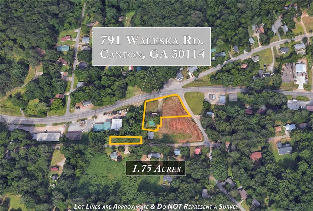 Great opportunity with a total of 1.75 acres across two parcels, offering strong visibility, level topography, and development flexibility. One parcel is zoned General Commercial (GC), allowing for a broad mix of retail, office, and service-based uses. The adjoining R-40 parcel is situated for future commercial use, providing excellent potential for expansion or redevelopment. GC zoning supports a wide range of neighborhood-serving businesses such as restaurants, offices, barber shops, and specialty retail. Located within minutes of 575 and within walking distance to downtown Canton, this property offers convenient access, strong traffic exposure, and connection to the area’s growing commercial corridor—ideal for investors, developers, or owner-users seeking a high-visibility site with room to grow.