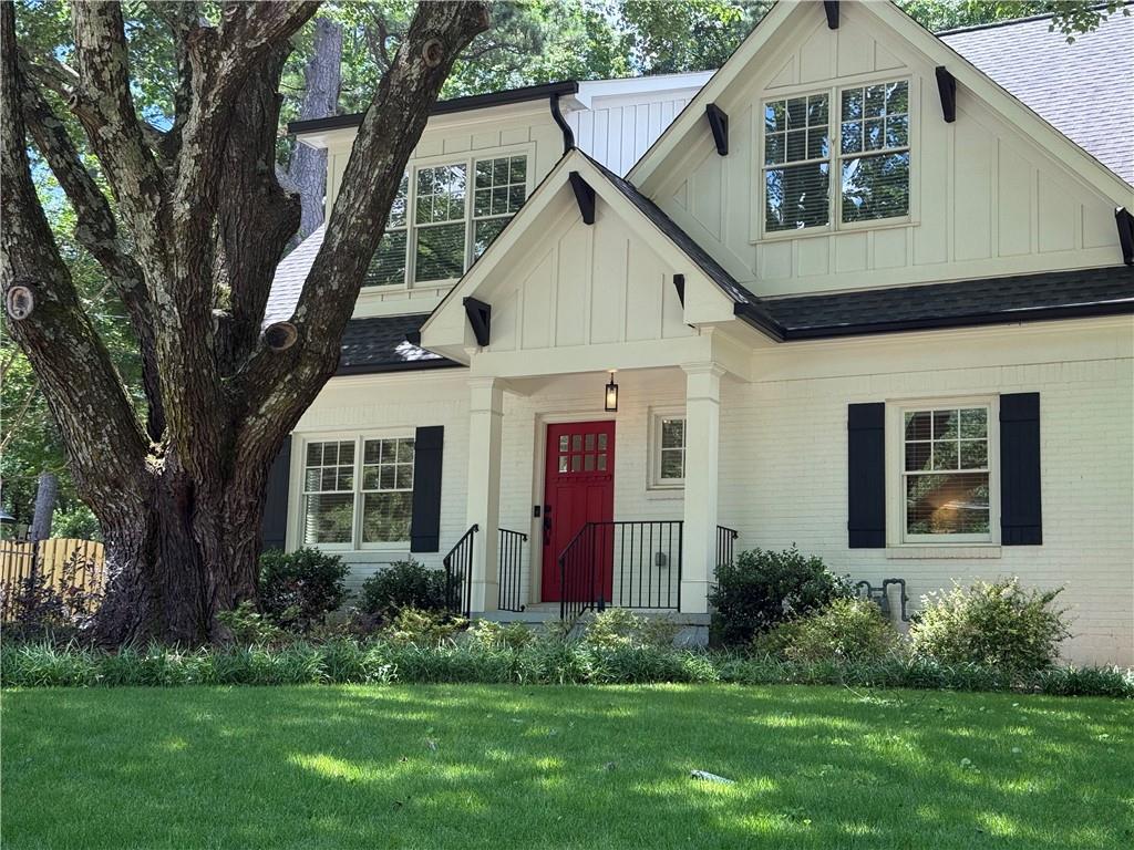 Tucked into one of Decatur’s most beloved neighborhoods, Winnona Park, this stunning 5-bedroom, 3-bathroom gem offers the perfect blend of lifestyle, location, and luxury. Just a short stroll to Decatur Square, grocery stores, restaurants, coffee shops, and MARTA, the home is ideally positioned for convenient in-town living, while still providing a suburban feel with its location on a quiet street with ample green space. Right outside the front door, a path leads directly to Decatur’s Legacy Park — a 77-acre greenspace and urban oasis treasured by the community. Legacy Park features protected forests and wetlands, an 8-lane track and field facility, inclusive playground with climbing structures, community events, an event venue, swimming pool, and multiple sports fields for soccer, baseball, and softball. Be sure and check out the virtual tour to get a bird's eye view of this amazing project!
Rebuilt from the foundation up in 2017, this pristine home beautifully marries modern conveniences with timeless character. The main level features a spacious, open-concept living area and a dream kitchen for the home chef — complete with quartz countertops, a large gas range, expansive cabinetry, generous counter space, and an oversized island. A formal dining room adds elegance for gatherings, and a main-level guest suite with a full bathroom offers privacy and flexibility.
Upstairs, the sun-drenched primary suite boasts abundant natural light, large walk-in closet, and a spa-like bathroom retreat with a custom-tiled, marble, oversized shower featuring dual rainfall showerheads, dual vanities, and luxurious finishes throughout. Three generously sized secondary bedrooms provide ample space for rest, work, or play — each thoughtfully designed with comfort, natural light, and versatility in mind.
The outdoor space is designed for relaxed living and year-round enjoyment: a screened-in patio, a soothing hot tub, and a fully fenced and level, backyard offer privacy and effortless entertaining. Additional highlights include a two-car garage and hardwood floors throughout, completing this one-of-a-kind home in the heart of Decatur. This home is walking distance to top-rated Decatur schools, only 0.1 mile to Tally Elementary, 0.4 miles from Winnona Elementary, and 0.8 miles from Decatur High School.