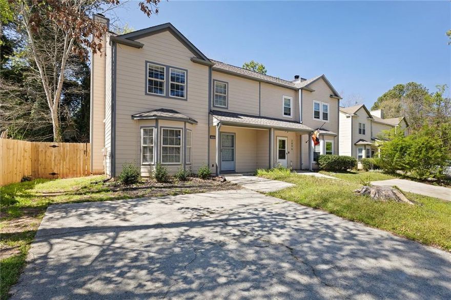 Discover your dream home in this spacious 3-bedroom, 2.5-bath townhome nestled in the heart of Cobb County, priced at an incredible value of $259,900! Boasting new modern concrete plank siding with a fresh coat of paint, this gem offers both durability and curb appeal. Step inside to a warm and inviting living space, complete with a cozy gas fireplace—perfect for relaxing evenings at home. The new private fenced yard provides your own secluded oasis, ideal for entertaining or unwinding in peace. As a homeowner, you will appreciate the new roof, updated flooring and newly installed HVAC system. 
Conveniently located with a coveted Marietta address, this townhome puts you just minutes away from the vibrant dining, shopping, and entertainment options of Marietta and Smyrna. With Osborne High School nearby and easy access to major routes, this home combines suburban charm with urban convenience. Don’t miss this rare opportunity to own a move-in-ready townhome at an unbeatable price—schedule your private tour today!