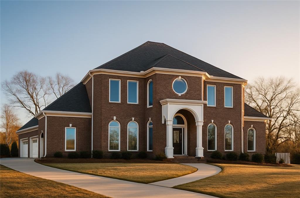 Gorgeous 4 bedroom 3.5 bath home in sought after Barrow county right on the Gwinnett line! An elegant curved staircase with a modern sphere chandelier welcomes you inside. This stunning all-brick estate on 1.71 acres with no HOA or restrictions — giving you the freedom to use your land your way: plant a garden, build a pool, add a guest house, or simply enjoy the open space. Inside, the thoughtful layout offers two master suites, a cozy living room with a wood-burning fireplace, a private office, and a large kitchen. Storm-proof European windows and solar panels ensure comfort while saving you money on utilities. The fenced backyard features a private orchard with 25 fruit trees, offering both beauty and bounty. Perfectly located in a rapidly developing area with new business centers, parks, and amenities coming soon. This is more than a house — it’s an investment in your future and a lifestyle with no limits. Schedule your private showing today and experience refined country living at it's finest!