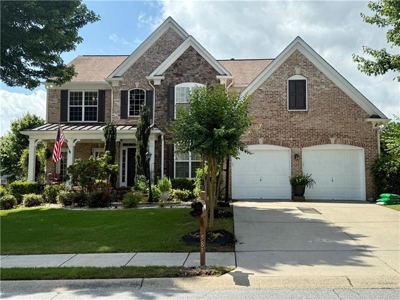 ********* Located in a highly desirable neighborhood with top-rated schools like Lambert High, River Watch Middle, Settles Bridge, and Sharon Elementary all within a mile, this stunning 6-bedroom home offers the perfect combination of comfort, convenience, and elegance. ********* The main level features a spacious great room filled with natural light from large windows and adorned with creating an inviting space for relaxation or entertaining. ********* The kitchen boasts a central island, ample custom cabinetry, and high-end appliances including a new refrigerator, electric stove, dishwasher, microwave, and range. It seamlessly connects to a breakfast dining area, a formal dining space, and provides direct access to the backyard-facing deck. This level also includes a bedroom that can function as an adaptable office room and beautifully maintained hardwood floors throughout. ********* Upstairs, you will find four generously sized bedrooms, including a luxurious main suite with a ceiling fan, two walk-in closets, and a large main bathroom with a garden tub, walk-in shower, and linen closet. One of the additional bedrooms is connected to a second full bathroom, and a convenient laundry room is also located on this level. ********* The finished basement adds even more living space, featuring a large recreational area, an extra bedroom, a full bath with a shower, and access to the backyard under the deck. Outside, the home includes a welcoming front porch, a pristine and lush yard, and access to community amenities such as a swimming pool and tennis courts. ********* Additional features include a 2-car garage, excellent flooring throughout, and proximity to grocery stores, restaurants, and shopping centres. Small pets are allowed, and select furniture items including main and casual dining sets and theatre equipment are negotiable.