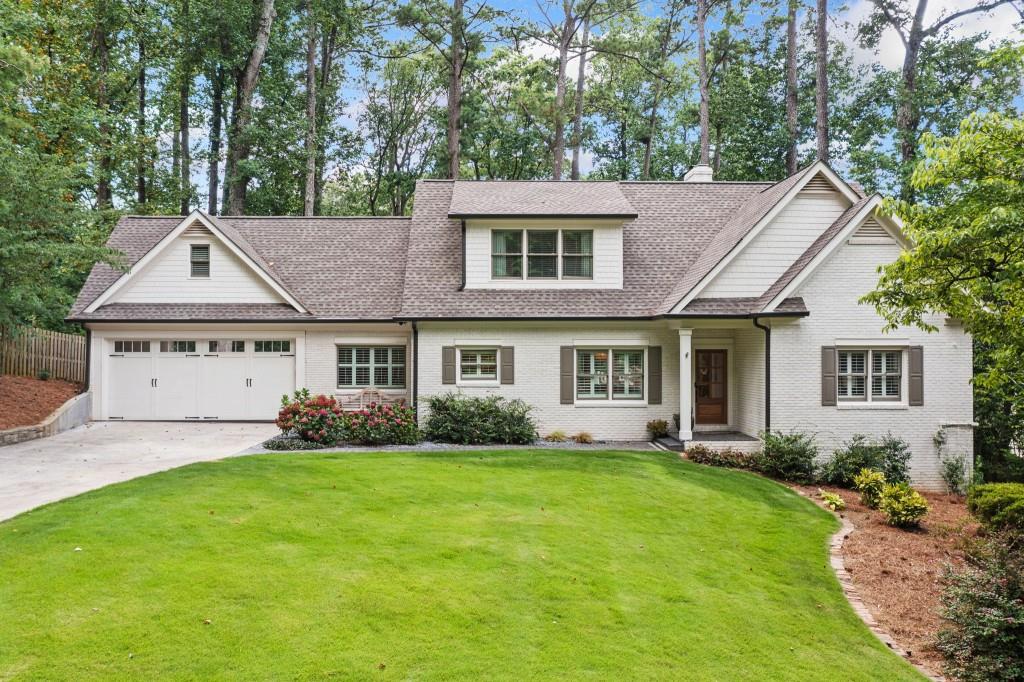 One-of-a-Kind Renovated Home in the Heart of Buckhead This stunning 5-bedroom, 4.5-bath home with a 4-car garage is a true showstopper completely renovated down to the studs while preserving charming touches of its original character. Perfectly situated near Buckhead's premier shopping and dining, with unmatched access to I-85, I-75, and GA-400. No detail was overlooked in this thoughtful redesign. The main living area and kitchen now boast 9-foot ceilings, while the vaulted primary suite and newly added upper level expand the home's modern footprint. High-end upgrades include spray foam insulation, a tankless water heater, new HVAC system, and an energy-efficient heat pump. The custom kitchen is a chef's dream, featuring hand-crafted cabinetry, top-of-the-line integrated appliances, a hidden appliance garage, and stunning quartzite countertops. The open-concept layout flows effortlessly into the dining and living areas, which lead to a spacious, newly constructed deck ideal for entertaining. The main floor includes a generous mudroom with built-in cabinetry, a large pantry, three spacious bedrooms, and two and a half baths. The luxurious primary suite opens directly onto the deck and features a soaring ceiling, a custom walk-in closet, and a spa-like bath with a double vanity and a freestanding "Air" soaking tub for ultimate relaxation. Upstairs, you'll find a second living space with winter skyline views and a chic coffee or mini bar area. One bedroom includes custom bunk beds and a hidden play nook, while the other is light-filled and large enough for a king-size bed. Bonus: over 330 sq ft of walk-in attic storage space. The walk-out basement, with a private entrance, offers a flexible layout perfect for a quiet home office, gym, or guest retreat. It includes a full bath, fireplace, laundry area, small bar, and ample storage. A charming detached garage is a rare find, featuring approximately 700 sq ft of unfinished second-floor space ideal for an in-law suite, au pair quarters, guest house, or income-producing rental. The beautifully landscaped lot includes a 5-zone smart irrigation system and a separate water meter. There's room to add a private pool or take a short stroll to Roxboro Valley Swim & Tennis.