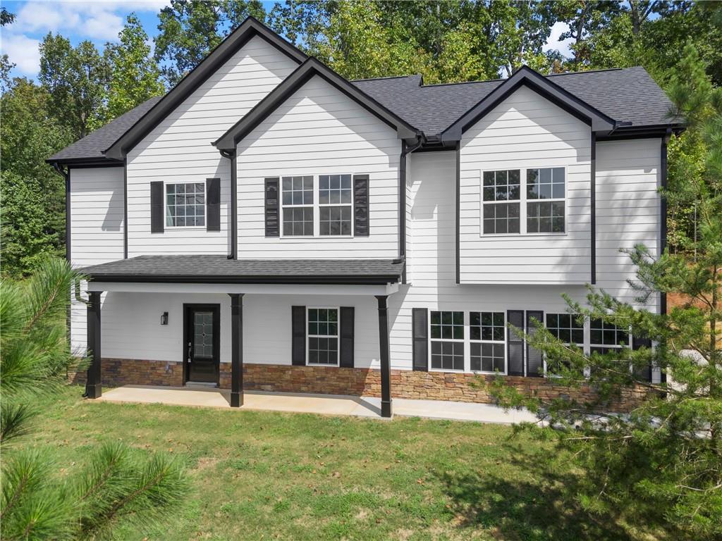 Brand New Construction with Mountain Views
Welcome home to this stunning 2-story new build featuring 3 spacious bedrooms, 2.5 baths, and a large garage. From the front door, enjoy beautiful mountain views in a well-kept, established neighborhood. Inside, the open layout offers a large eat-in kitchen with quartz countertops, a custom tile backsplash, and abundant cabinetry, perfect for gatherings. The home is filled with plenty of natural light, creating a warm and cozy feel throughout. The oversized rooms provide comfort, while the primary suite boasts a walk-in bathroom and custom built-in closets for added style and organization. Upstairs includes a loft/flex area that can be used as an office, playroom, or additional living space. Step outside to a redesigned yard with a custom fire pit and seating area, the perfect spot to unwind and take in the mountain views. The private lot sits elevated from neighbors, offering both peace and privacy. This home combines thoughtful design, modern finishes, and an ideal location—ready for you to move in and enjoy.