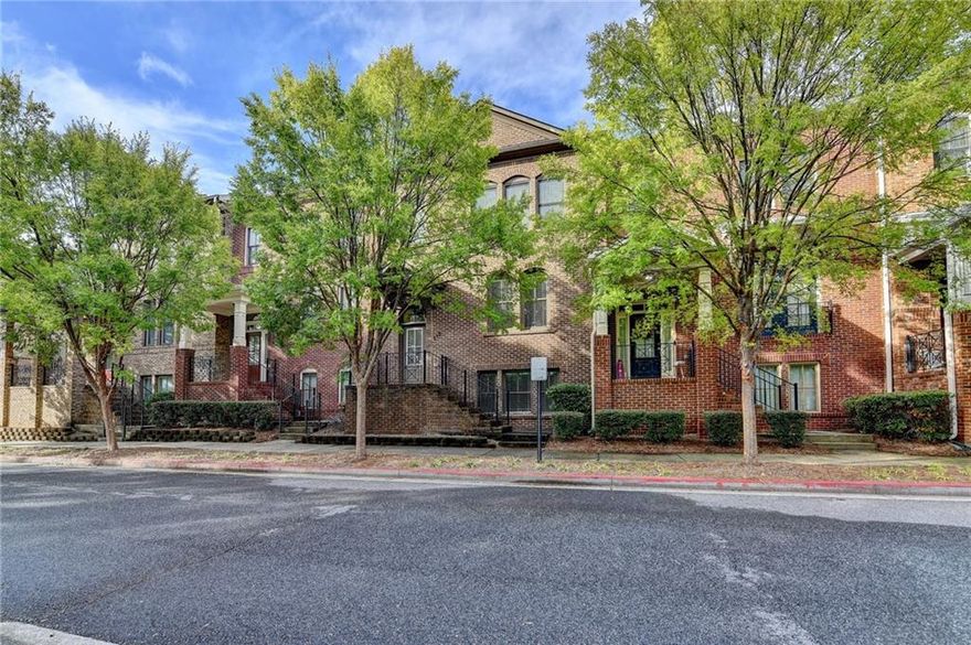 Elegant townhome living at its finest! The prime location is minutes away from downtown Alpharetta, The Avalon, and so much more. Hardwood floors, granite countertops, beautiful built-ins, tiled bathrooms and an additional 4th bed/bath on the lower level together with a large, light, bright, airy and open floorplan will check off all the boxes. Deerfield Green also has a pool and playground and zoned for award-winning schools. This home will not last long!