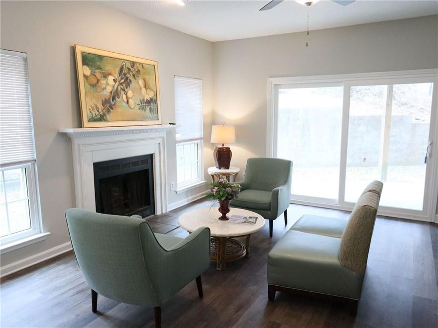 !!Beautiful ground-level condo in the heart of Alpharetta—Open to Show!! - Welcome to 3067 Steeplechase Drive, a lovingly maintained 2-bedroom, 2-bathroom home featuring an open-concept floorplan, cozy fireplace, fresh interior paint, and updated bathrooms. Enjoy peaceful wooded views from your private patio and the convenience of off-street parking. All appliances stay, making this home truly move-in ready! - Seller is offering a generous concession at closing and a 1-year home warranty for your peace of mind!