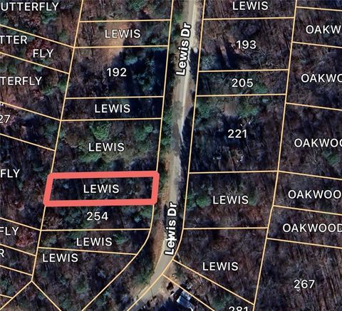 Vacant Land For Sale - Lewis Drive<br/> Lavonia, GA 30553