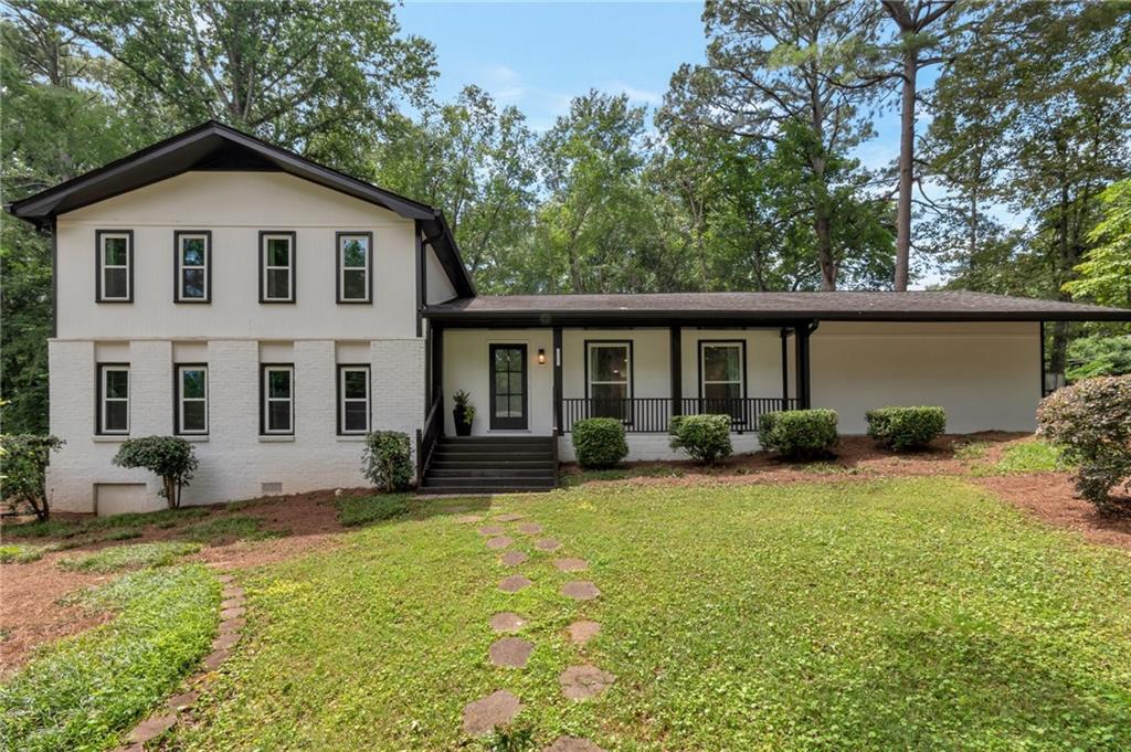 Live in comfort and style in this beautifully renovated, move-in ready 5-bedroom, 3.5-bathroom home, perfectly located in Brookhaven's quiet Hampton Hall neighborhood. Set on a private, wooded cul-de-sac lot, this spacious residence offers the ideal blend of privacy and convenience.
Enjoy a modern, open-concept main level with a fully renovated kitchen featuring quartz countertops, a generous island, and new energy-efficient windows. The flexible floor plan includes a private lower level with two bedrooms, a full bath, and a cozy family room—perfect for roommates, a home office, or guest space. The entire home features low-maintenance hard-surface flooring (hardwood on main and upper level and and LVP on lower level) . Step outside to a new back deck and a large, private yard.
This home's location is unbeatable for daily life. You're minutes from Murphey Candler Park, the Peachtree Creek Greenway, and a brand-new Publix. Commute with ease via nearby MARTA, I-85, I-285, and GA-400, or explore the walkable neighborhood, local restaurants, and shops in Brookhaven Village. Please note: Rent includes landscaping. 18 month rent preferred.
